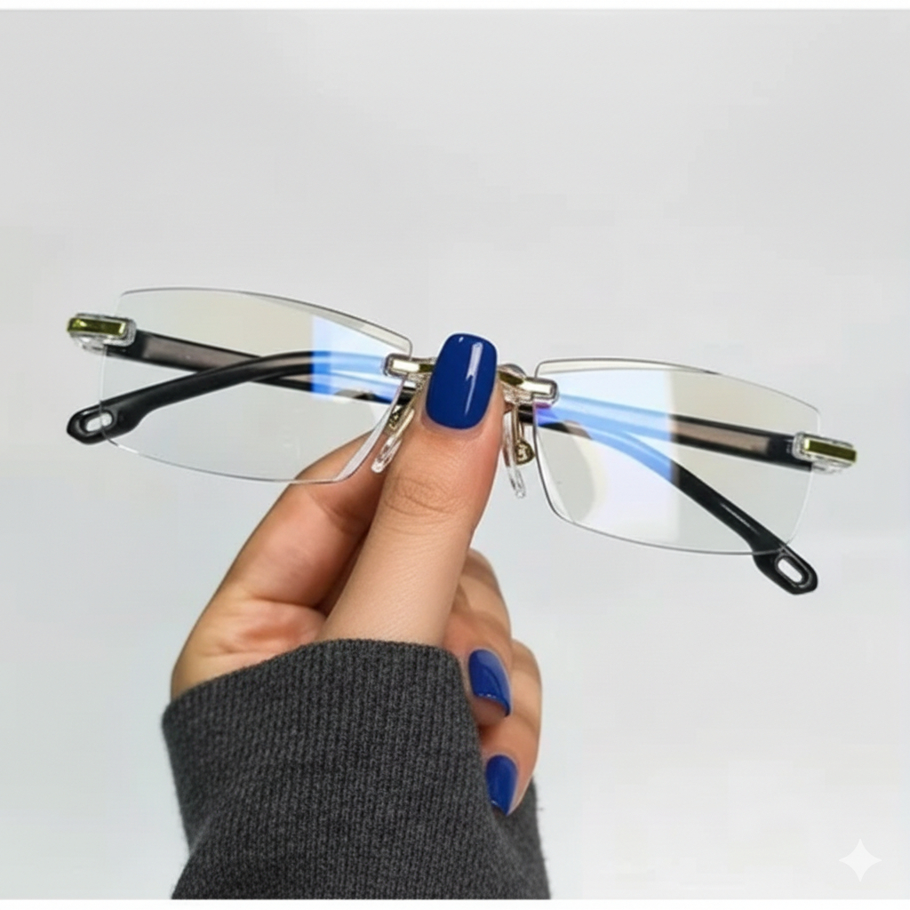 Clareza e Resistência:óculos Inteligente zoom Perto e Longe automatico