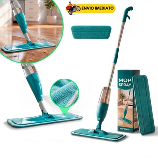 Mop Spray Flat Esfregão Giratório PRO Magico Com Reservatorio Rodo De Limpeza Refil Microfibra em Oferta na Shopee