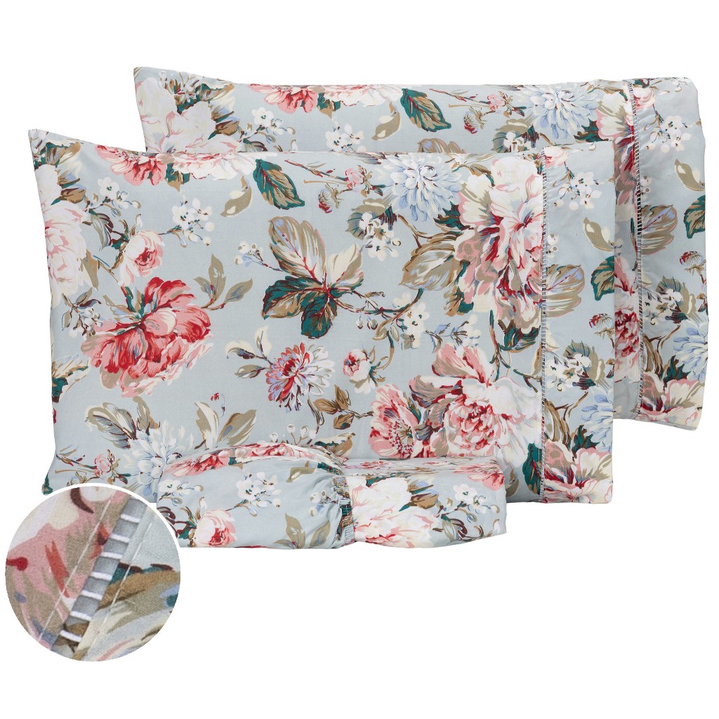 Jogo Lençol PONTO PALITO 400 fios Cama Casal 3 Peças lençol com Elástico e fronhas em Oferta na Shopee