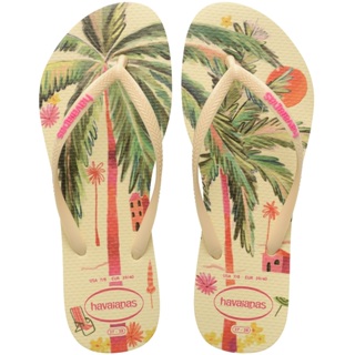 Chinelo Feminino Havaianas Slim Summer Bliss Estampa Verão em Oferta na Shopee