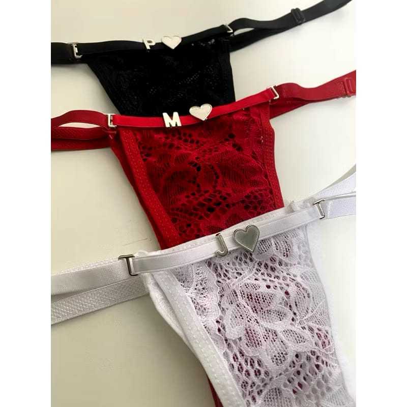 Calcinha Personalizada Com Inicial Marido Namorado em Oferta na Shopee