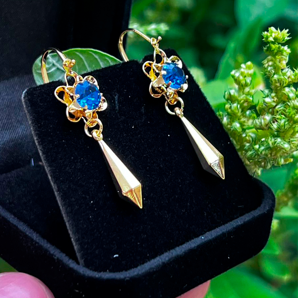 Brinco de Cabacinha Banhado a Ouro 18K