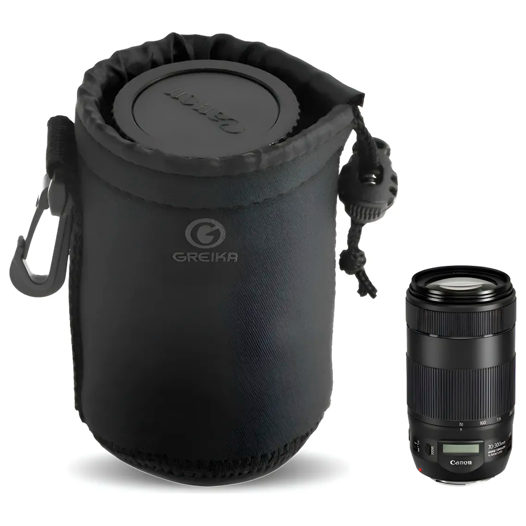 Case Fotográfico Neoprene Para Lente Profissional Uso Em Mochila Estúdio E Produções Externas