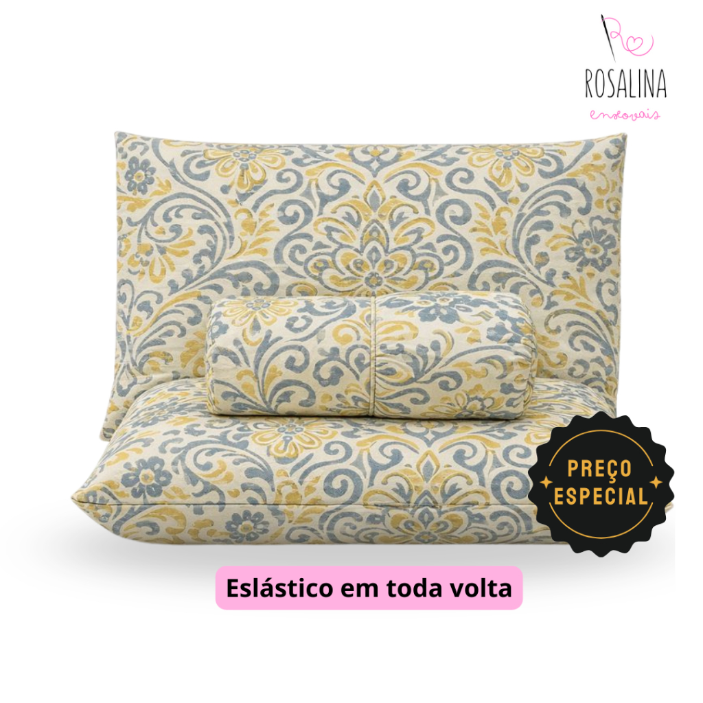 Kit Jogo de Lençol Queen 3 Peças Microfibra Não faz bolinha, Não Amassa - ESTAMPAS SORTIDAS em Oferta na Shopee