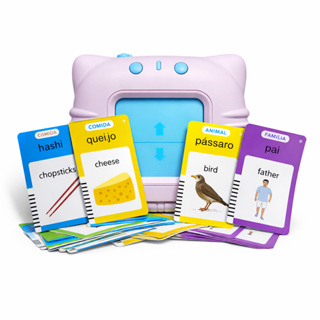 Brinquedo Cartões Educativo Infantil Pronunciar Português E Inglês 250 Cartões em Oferta na Shopee