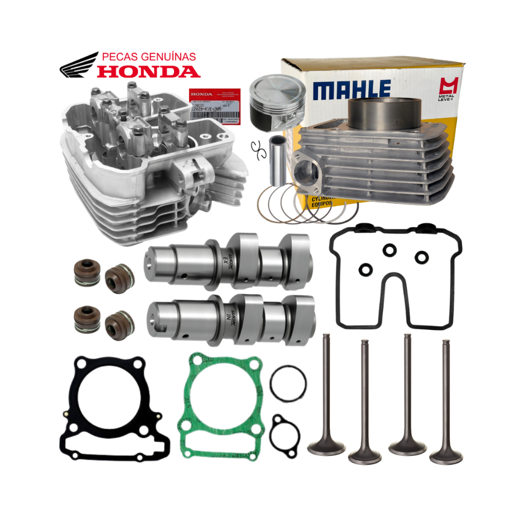 Kit Cilindro Motor Cabeçote CB 300 XRE 300 Juntas Comando Cabeçote Honda