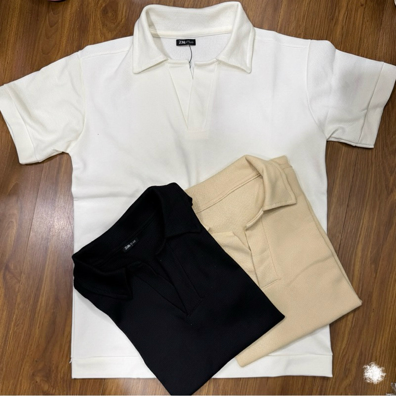 Camisa Polo Old Money Masculina Texturizada