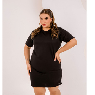 Vestido Feminino em Moletinho Macio e Confortável, Caimento Soltinho para Dia a Dia, Casual em Oferta na Shopee