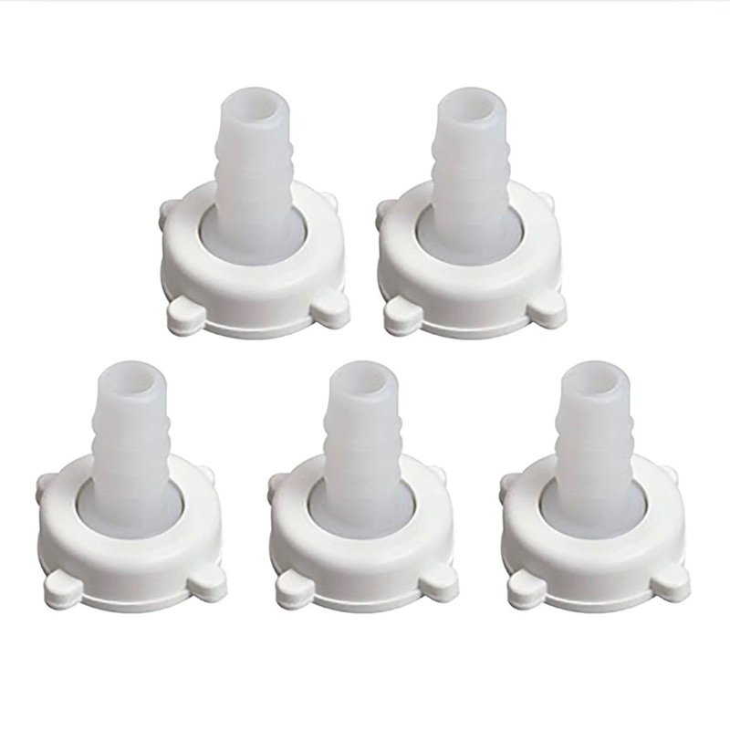 kit 5 Conector Mangueira Torneira 3/4x1/2 Bico União Adaptador Rosca Tanque Jardim Lavadora PVC