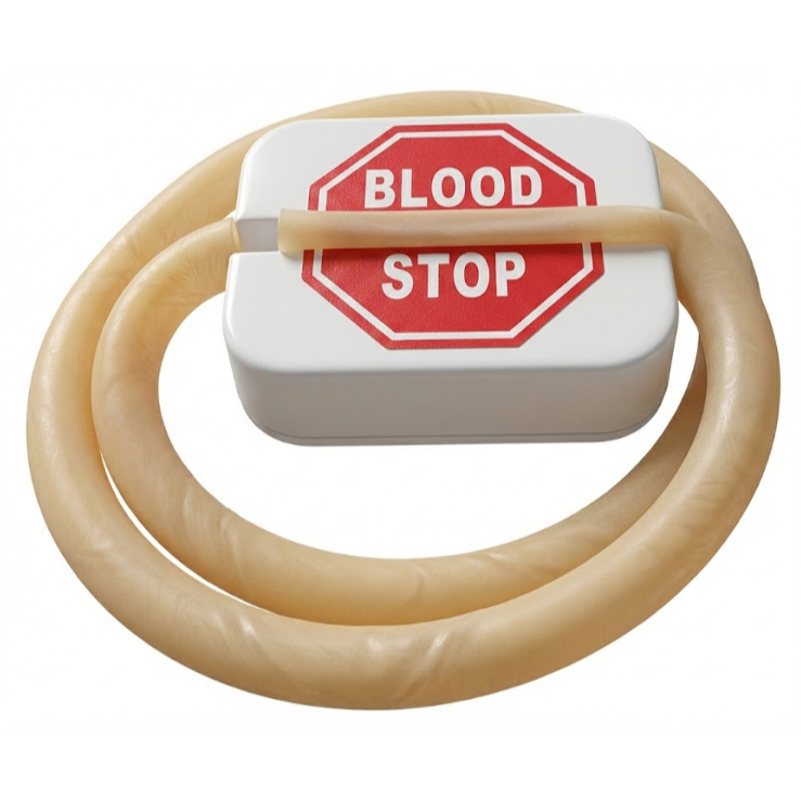 Torniquete Garrote para Punção Venosa Blood Stop AMP Enfermagem em Oferta na Shopee