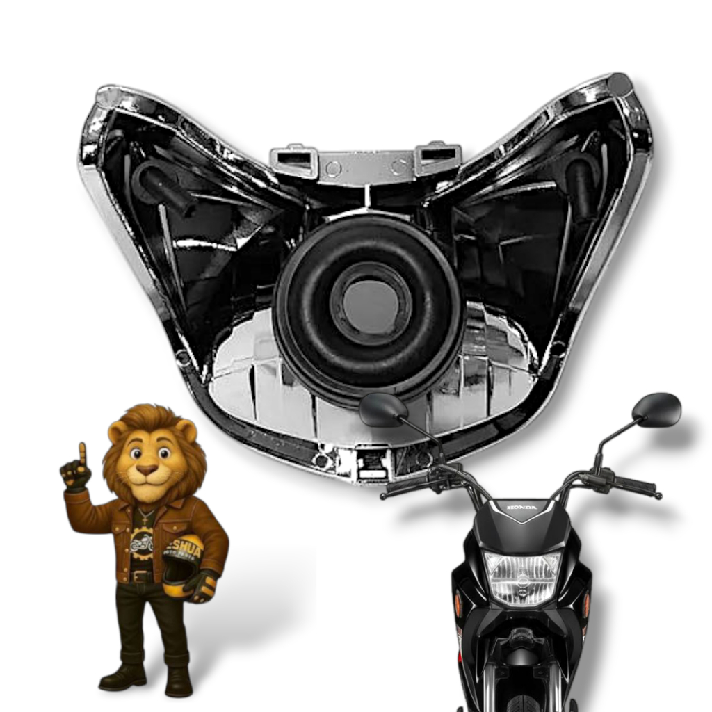 BLOCO OPTICO FAROL HONDA POP 110I — imagem 2 de 2