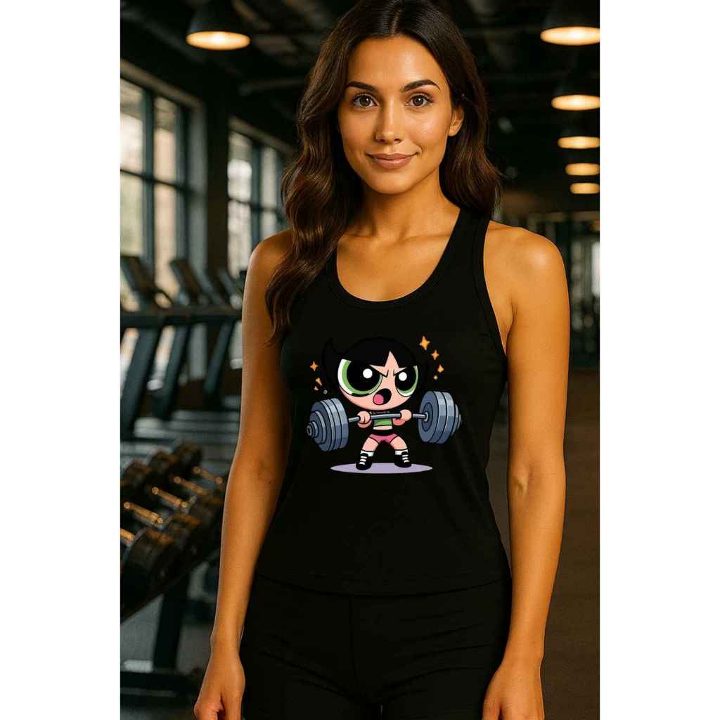 Regata Feminina Poliéster Super Poderosas Docinho Lindinha Florzinha em Oferta na Shopee