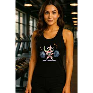 Regata Feminina Poliéster Super Poderosas Docinho Lindinha Florzinha em Oferta na Shopee