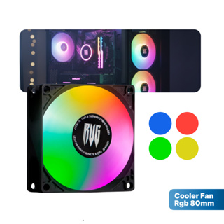 Cooler FAN de LED RGB para Gabinete e CPU Super Silencioso Alta Eficiência em Oferta na Shopee