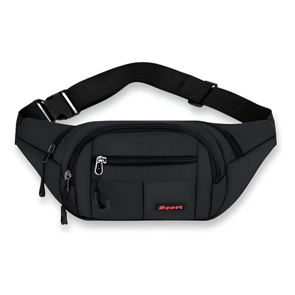 Pochete Masculina Impermeável com Alça Ajustável MOTOQUEIRO Cintura bolsa tiracolo