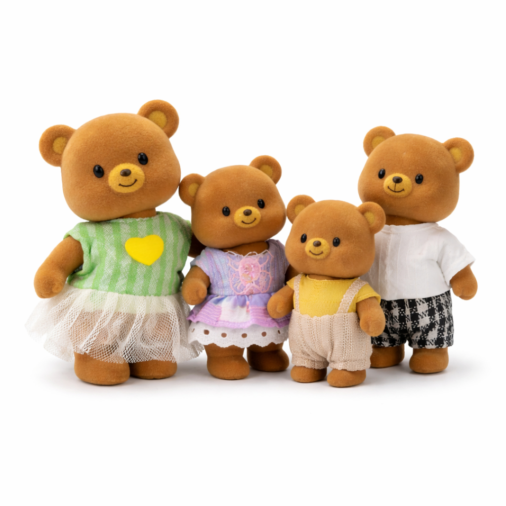 Coleção Casinha Feliz Família Urso Miniatura Zoop Toys em Oferta na Shopee