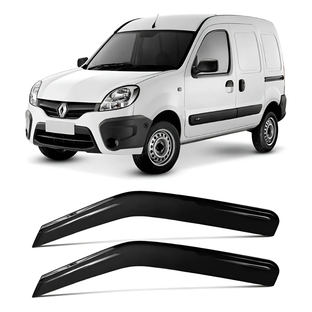 Defletor Calha de Chuva Renault Kangoo 2000 a 2017 2 Portas