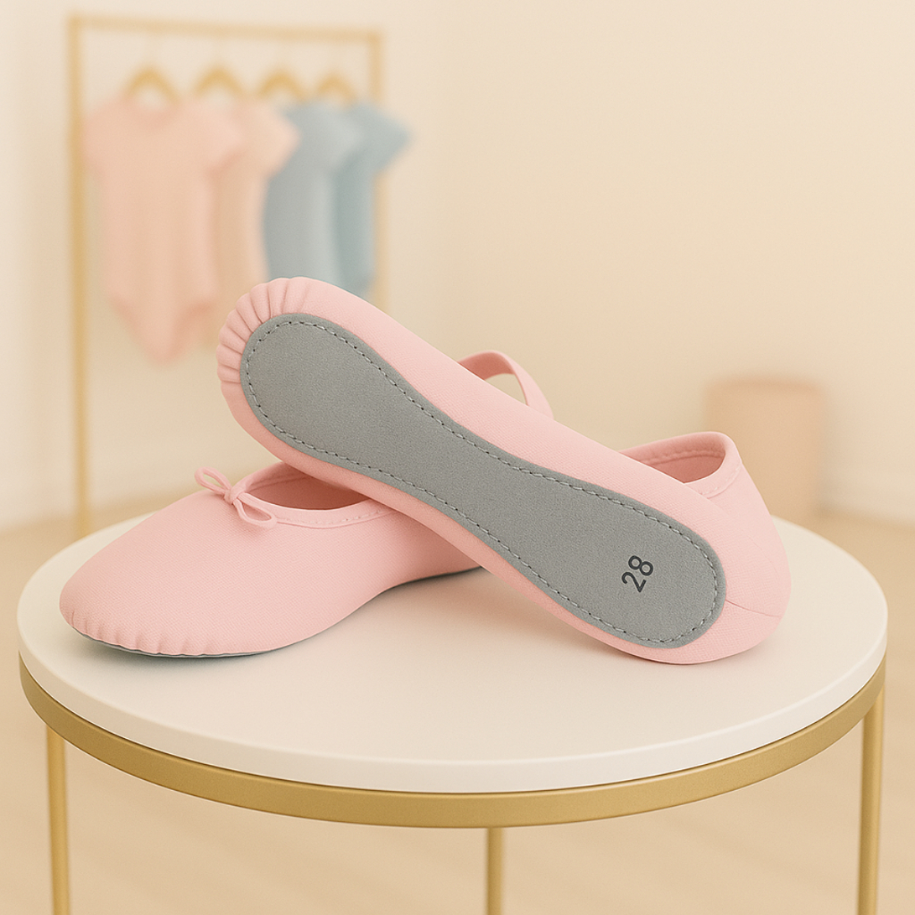 Sapatilha meia ponta em lona/tecido solado inteiro / Ballet Balé Dança nas cores Rosa, Preto e Salmão (envio imediato) em Oferta na Shopee