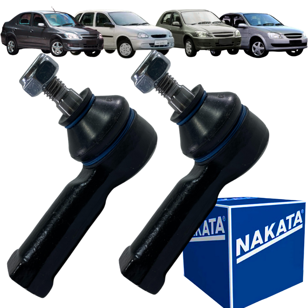 Par Terminal Direção Nakata Gm Prisma 1.0 8v 2010 2012
