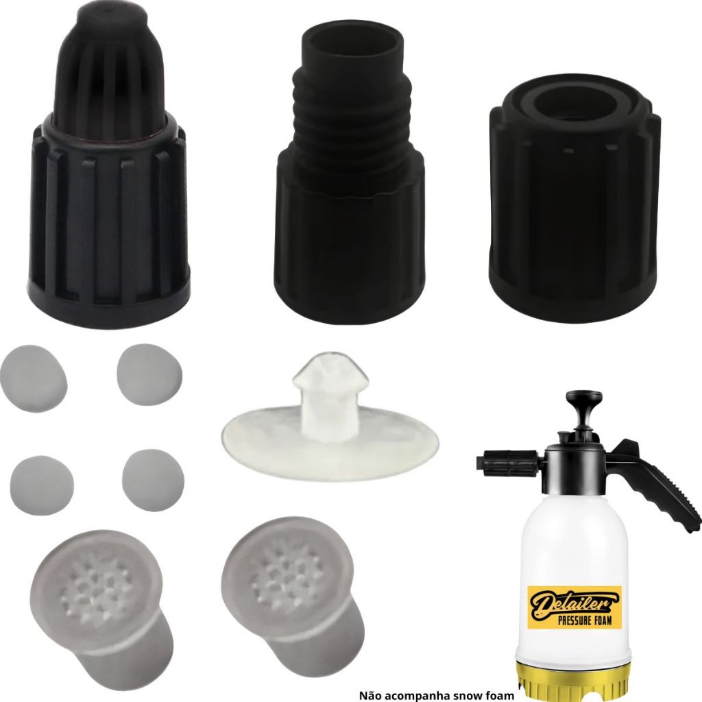 Kit Para Reparo de Bico Espuma Snow Foam Manual Pulverizador Detailer