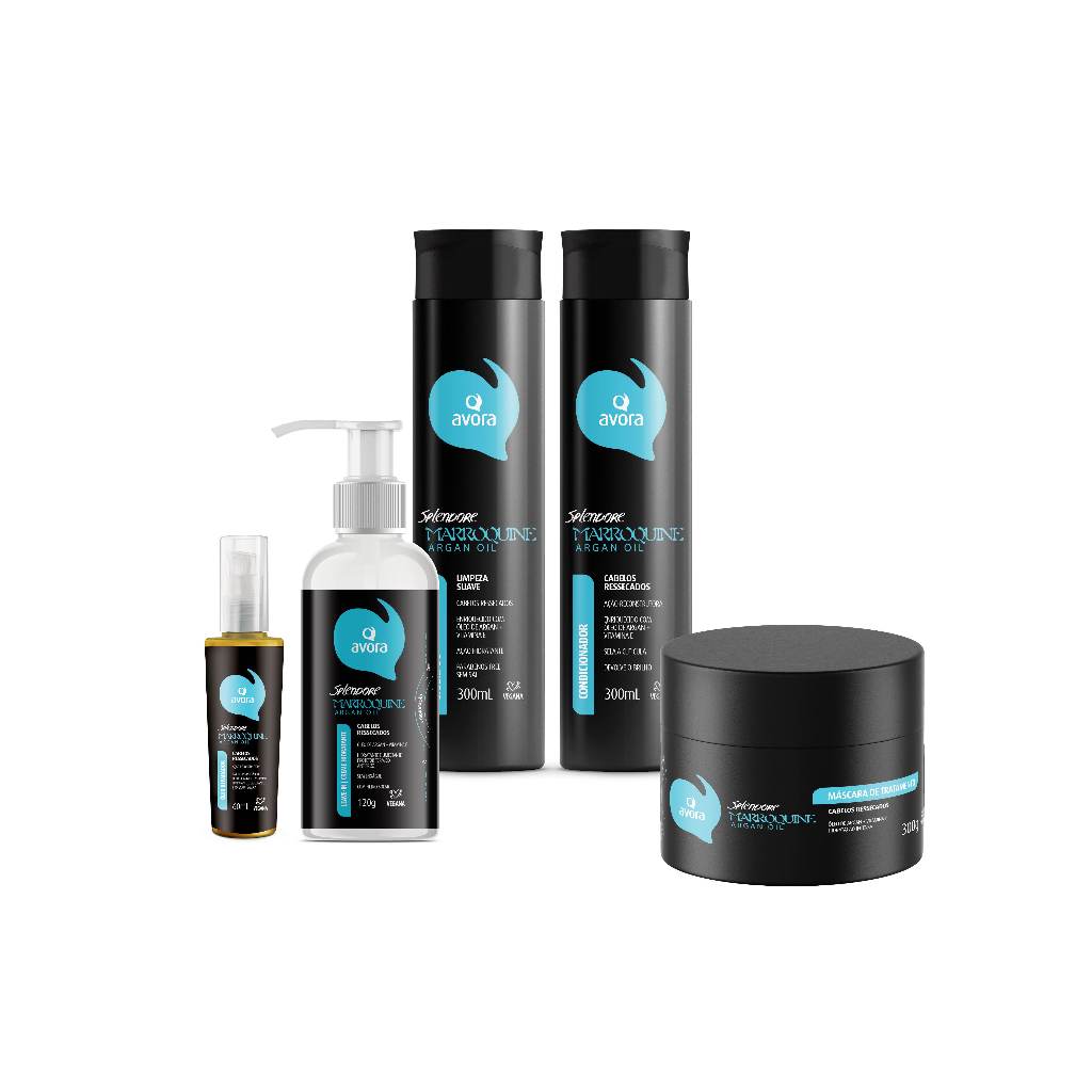 Avora Marroquine Argan Oil  para cabelos ressacados e sem brilho