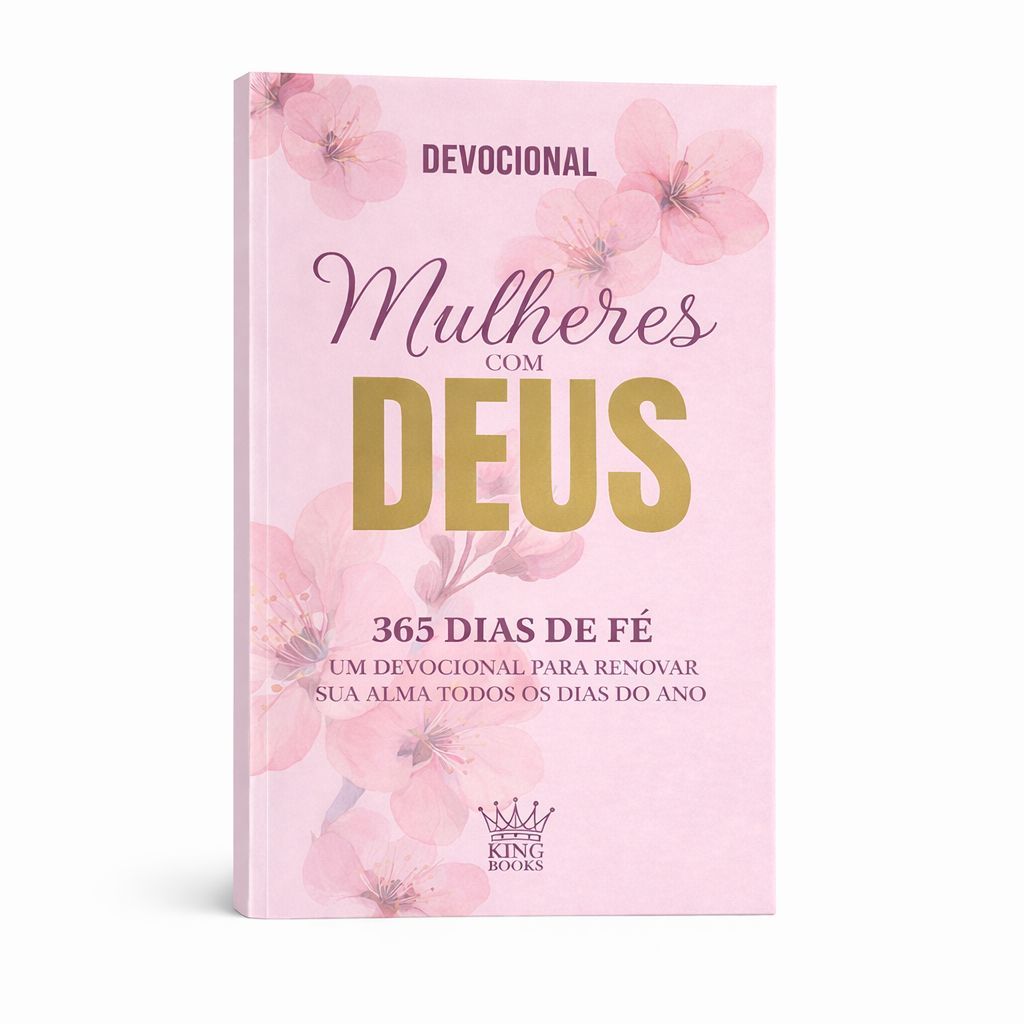 Livro Devocional Feminino 2026 Mulheres Com Deus 365 Dias De Fé - 15 Minutos Diários