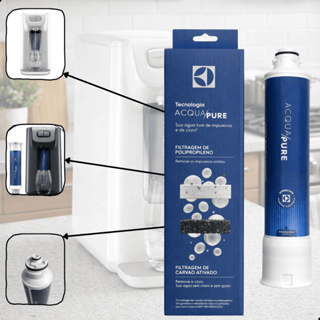 Filtro Refil Purificador de agua Electrolux Acqua Pure PC01B/X PE15B PE15P PE15X A28339401 em Oferta na Shopee