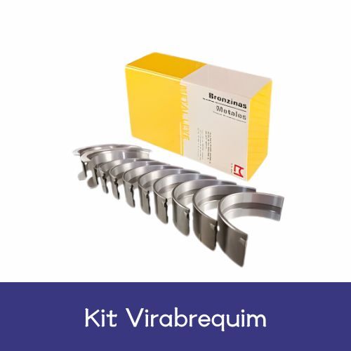 Kit Virabrequim + Bronzinas para Chevrolet Celta Corsa Onix 1.0 8V PDA + Metal Leve — imagem 2 de 2