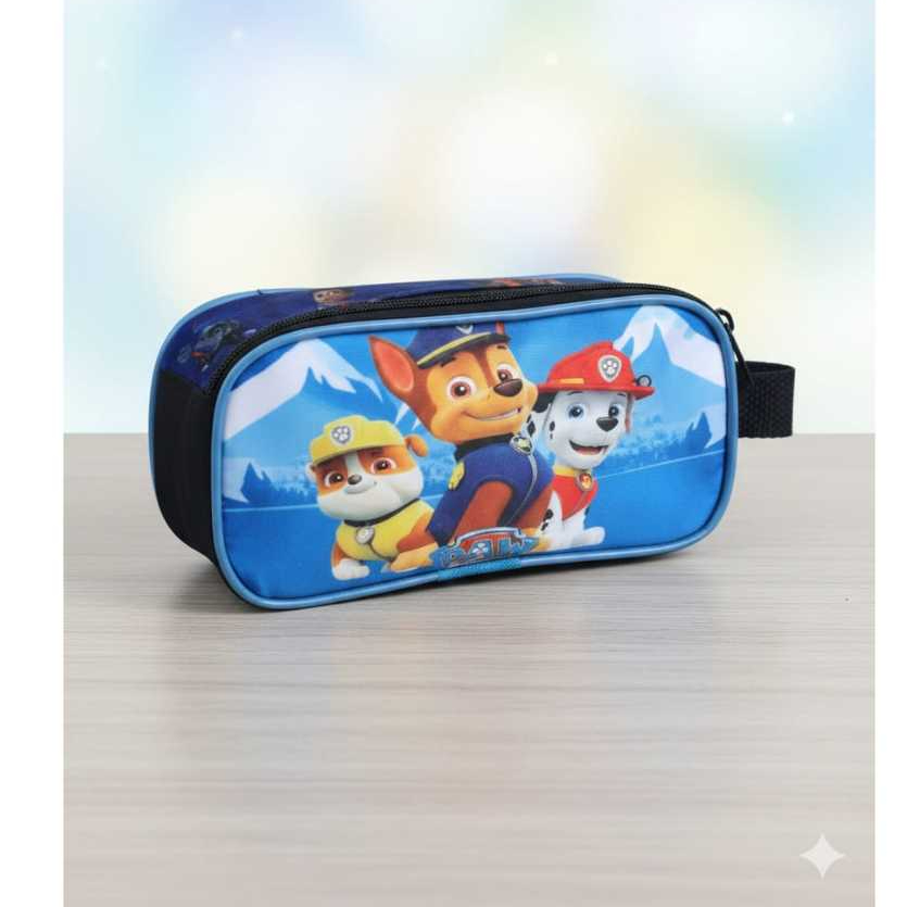 Estojo Escolar Juvenil Infantil Box - Grande Capacidade patrulha canina menino paw patrol