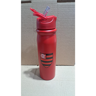 Garrafa De Alumínio Com Prendedor 650ml - FLAMENGO em Oferta na Shopee