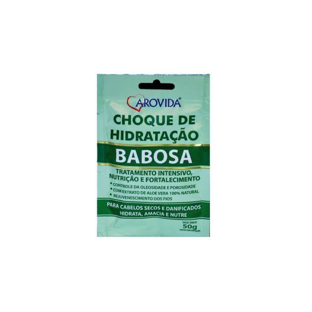 CHOQUE DE HIDRATAÇÃO BABOSA AROVIDA / 50g