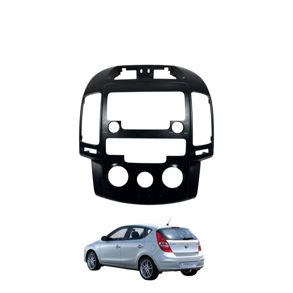 Moldura Painel Central Hyundai I30 2009 2012 Foto Real Preto