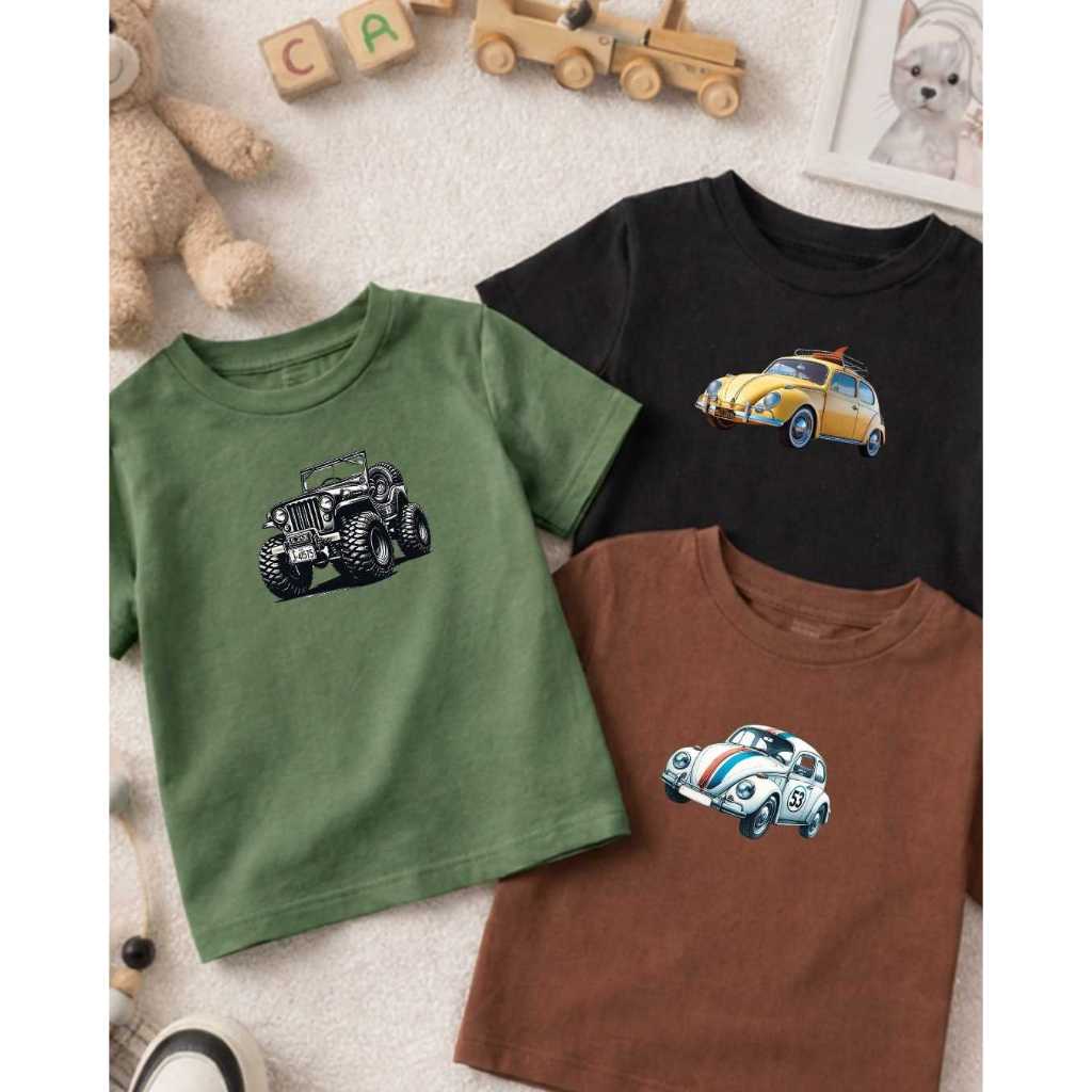 Kit 3 pç Blusa Camiseta Infantil Manga Curta Camiseta Lisa 1 2 4 6 8 Algodão Premium
