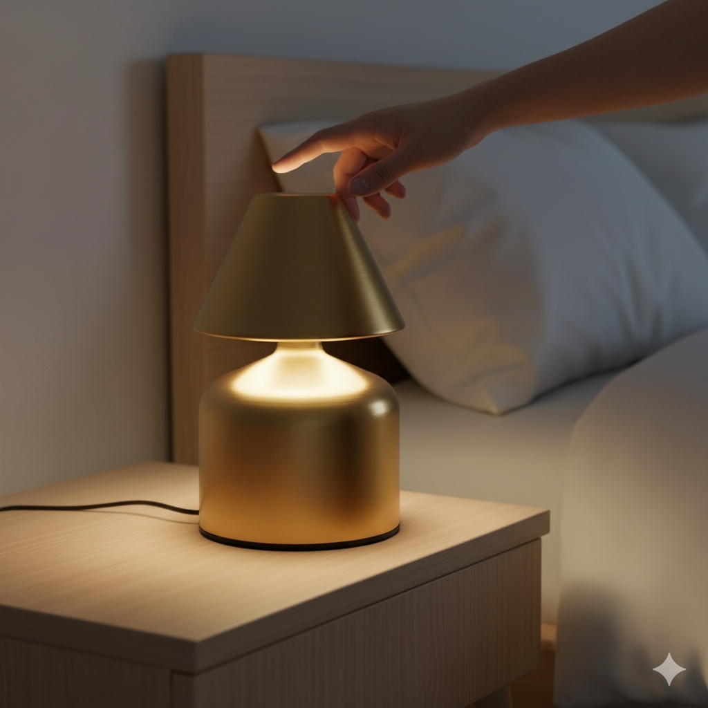 Mini Luminária de Mesa USB Portátil Colorida Abajur Descanso Dormir Quarto Sala Adultos Decorativo