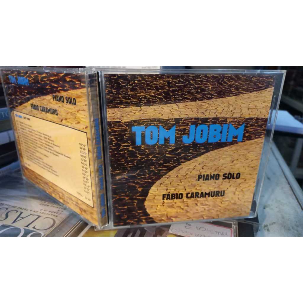 Cd Tom Jobim Piano Solo Fábio Caramuru - Excelente estado