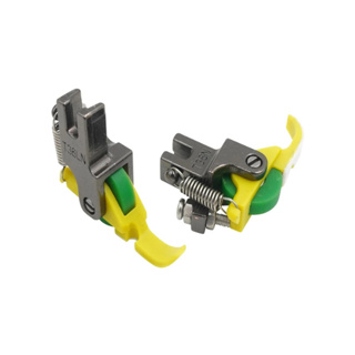 Calcador Para Zíper Teflon Com Rolo Rolete Roda Esquerda Direita Para Máquina Reta Industrial-T36LN/T36N em Oferta na Shopee
