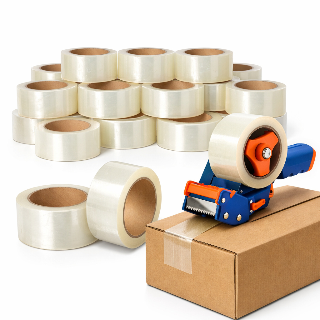 6 Rolos Fita Adesiva Transparente 48mm x 100 Metros Durex Super Cola Larga Qualidade em Oferta na Shopee