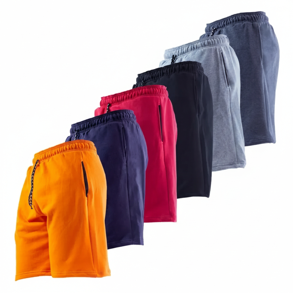 6 Bermuda Shorts De Moletom Masculino Academia ,cross em Oferta na Shopee