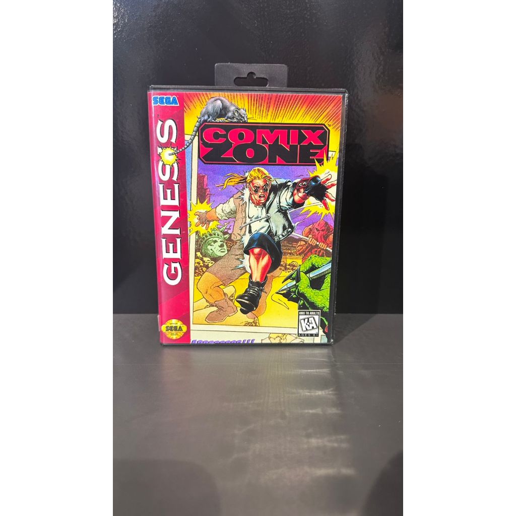 Comix Zone - Mega Drive (Repro) - Midia Fisica