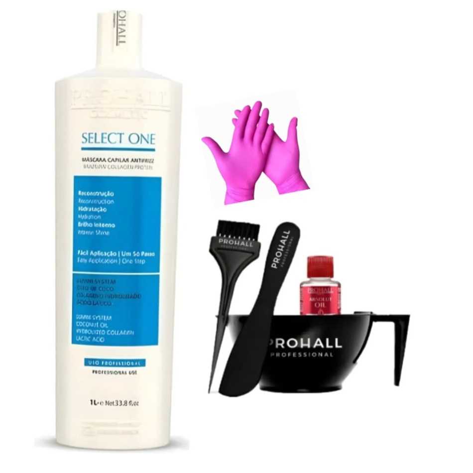 Prohall Select One Máscara Organic Sem Formol 1 Litro