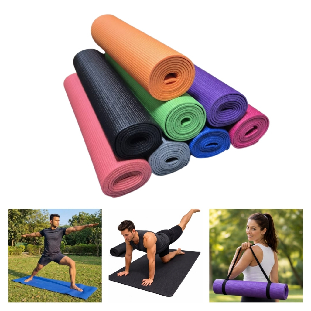 Imagem Tapete Yoga Mat Pilates 1,73m x 61cm Espessura 5mm - 01 Unidade