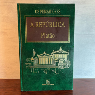 Livro A República – Platão | Filosofia | Coleção Os Pensadores | Editora Nova Cultural (1997) em Oferta na Shopee