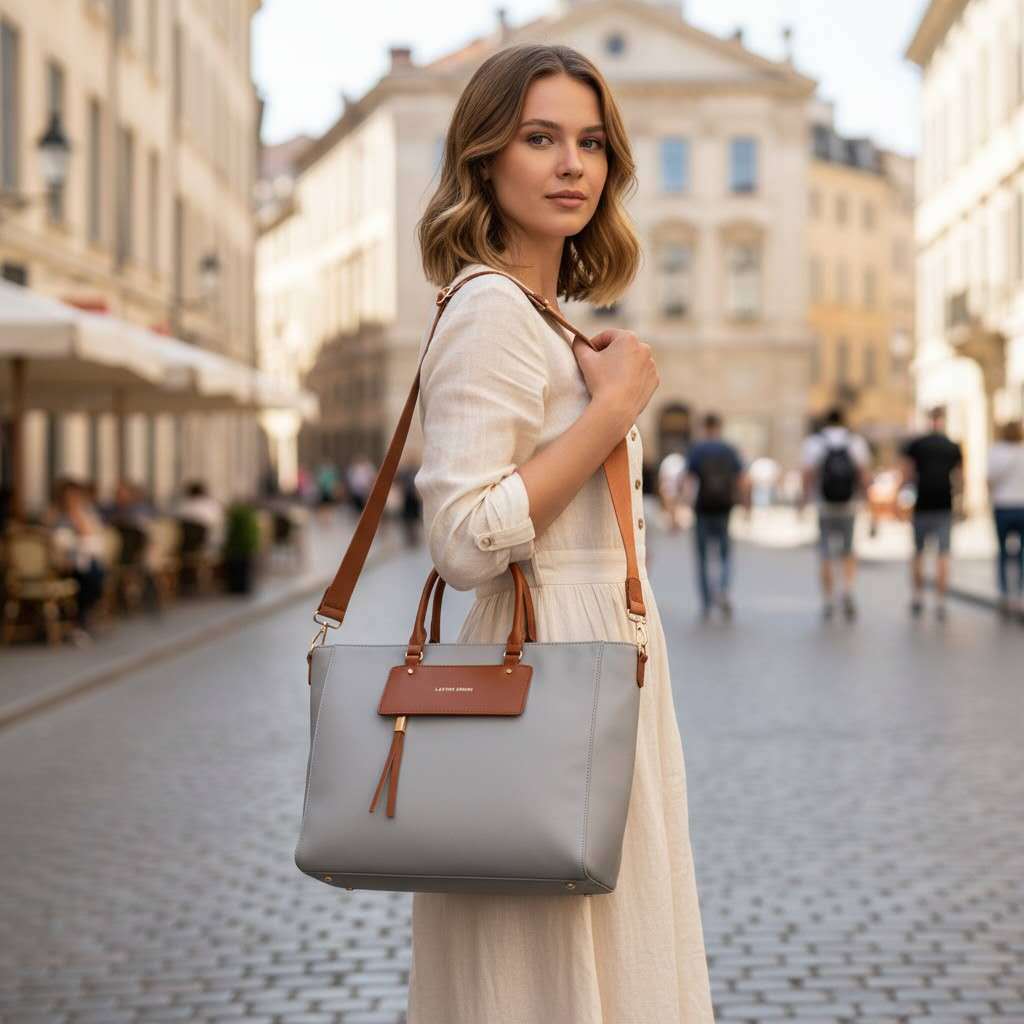 Bolsa Grande Tote laytonvivian Transversal de Nylon Impermeável Multiuso para Trabalho e Viagem Bolsa Grande Tote laytonvivian Transversal de Nylon Impermeável Multiuso para Trabalho e Viagem