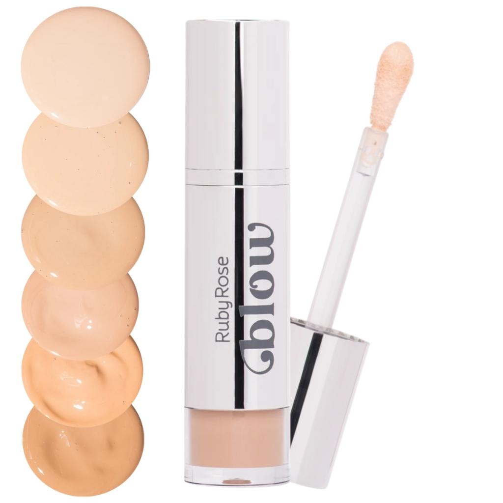 Corretivo Líquido Efeito Natural Blow So Real Ruby Rose em Oferta na Shopee