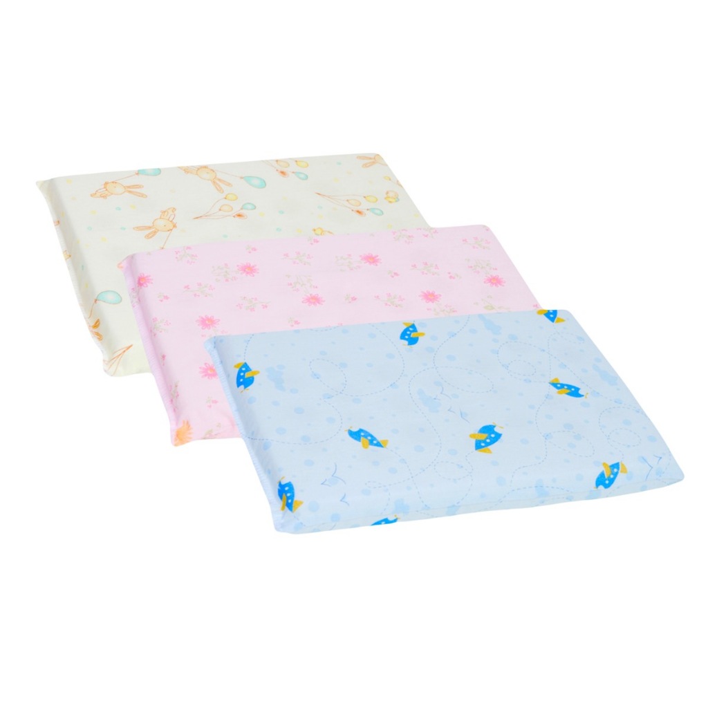 Travesseiro Anti Sufocante Com Espuma De Poliuretano e Furos Para Bebê Estampado 29 cm x 19 cm 3 cm