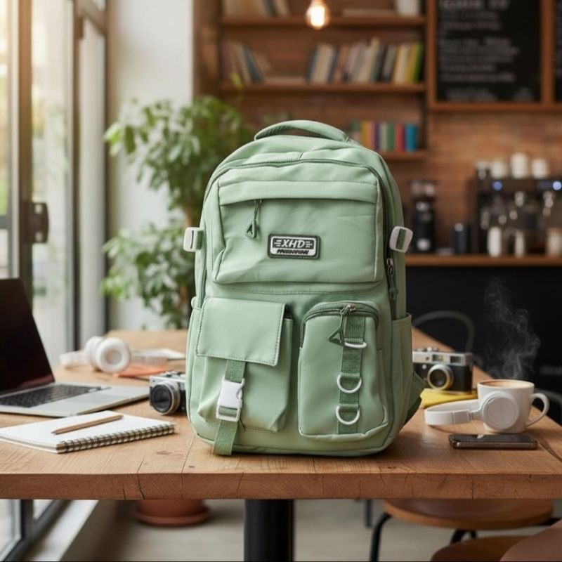 Mochila EXHIDE Premium Multifuncional - Escolar, Notebook e Viagem - Design Moderno e Resistente