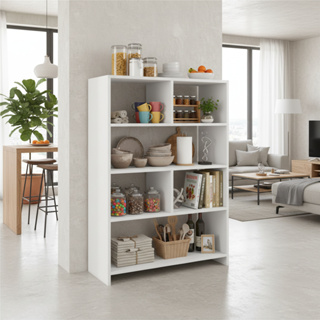 Estante Livreiro Com Divisórias De MDP Aparador Buffet Cantinho do Café Livros Sapateira Sala Divisor de Ambientes em Oferta na Shopee