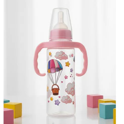 Mamadeira 240ml Murano c/ Alça Bico orto
