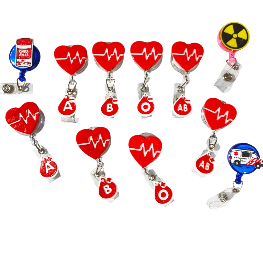 PORTA CRACHA PERSONALIZADO ENFERMAGEM TIPO SANGUINEO FARMACIA em Oferta na Shopee