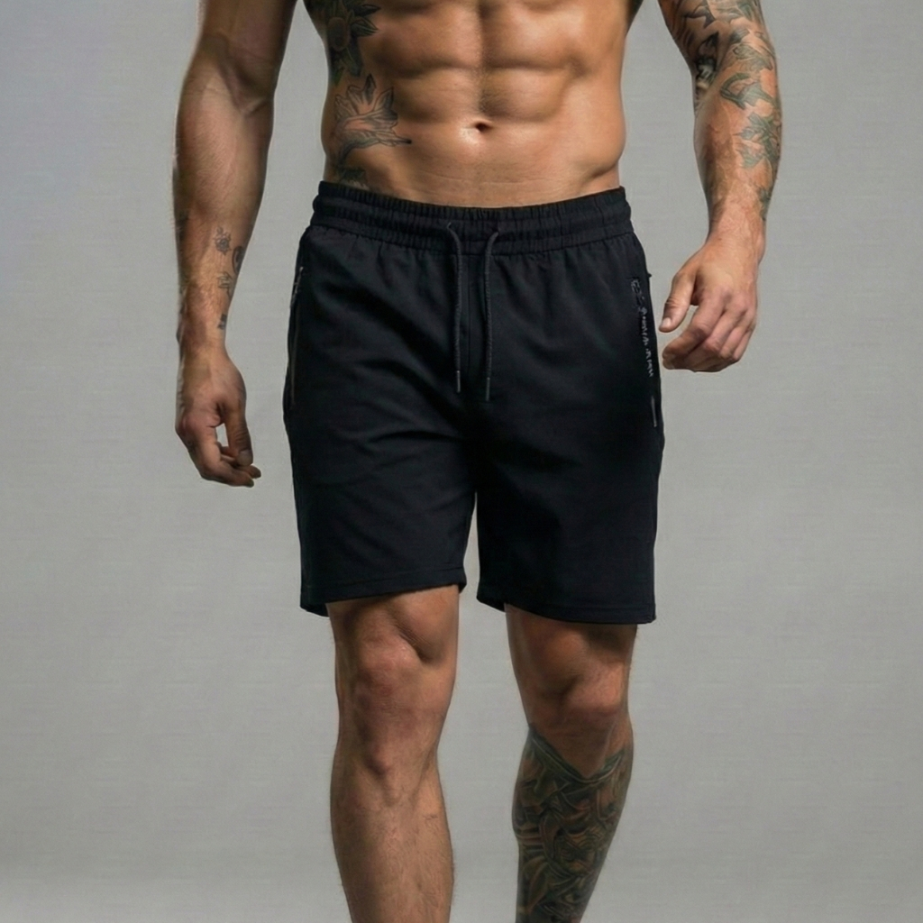 Short Masculino Praia Poliamida Elastano Academia Com Bolso Mauricinho Moda